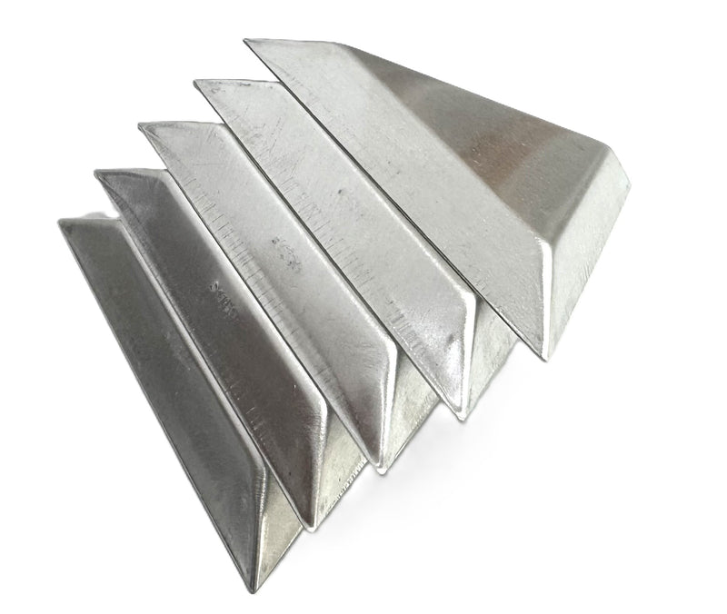 Load image into Gallery viewer, 5 Pcs of 3.25&quot; Triangle Aluminum Sorting Tray, Essential Tool for Jewelers &amp; Watchmakers
