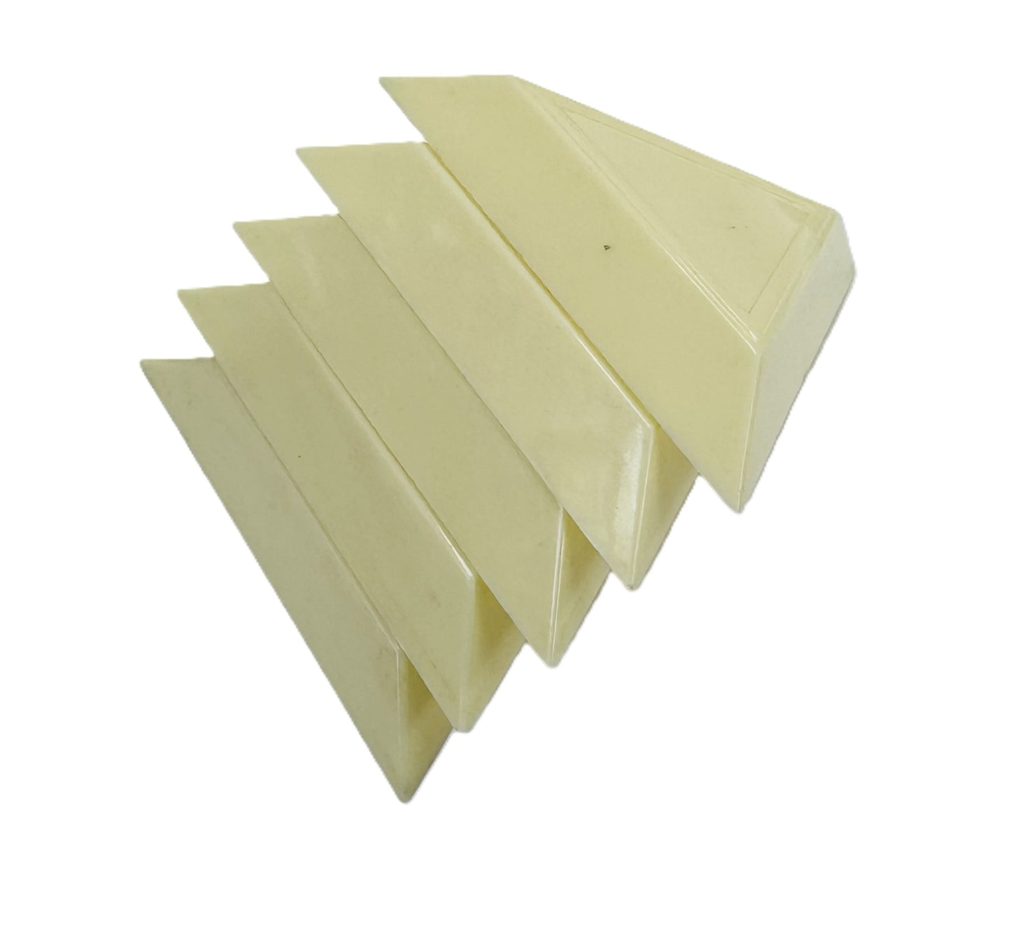 5 Pcs of 3.5" Triangle Plastic Sorting Tray, Essential Tool for Jewelers & Watchmakers