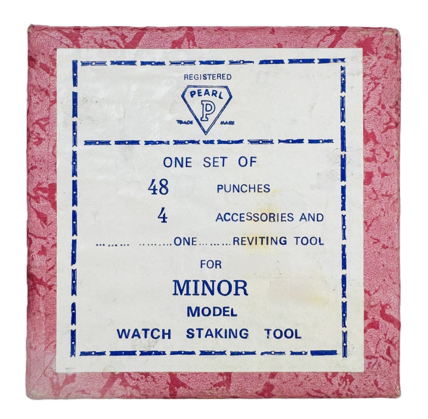 Vintage Minor Model Watch Staking Tool, Set of Riveting Tool, Accessories & Punches