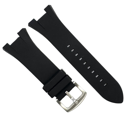 31 mm Premium Rubber Watch Band for Armani Exchange Chronograph Watches - Universal Jewelers & Watch Tools Inc.