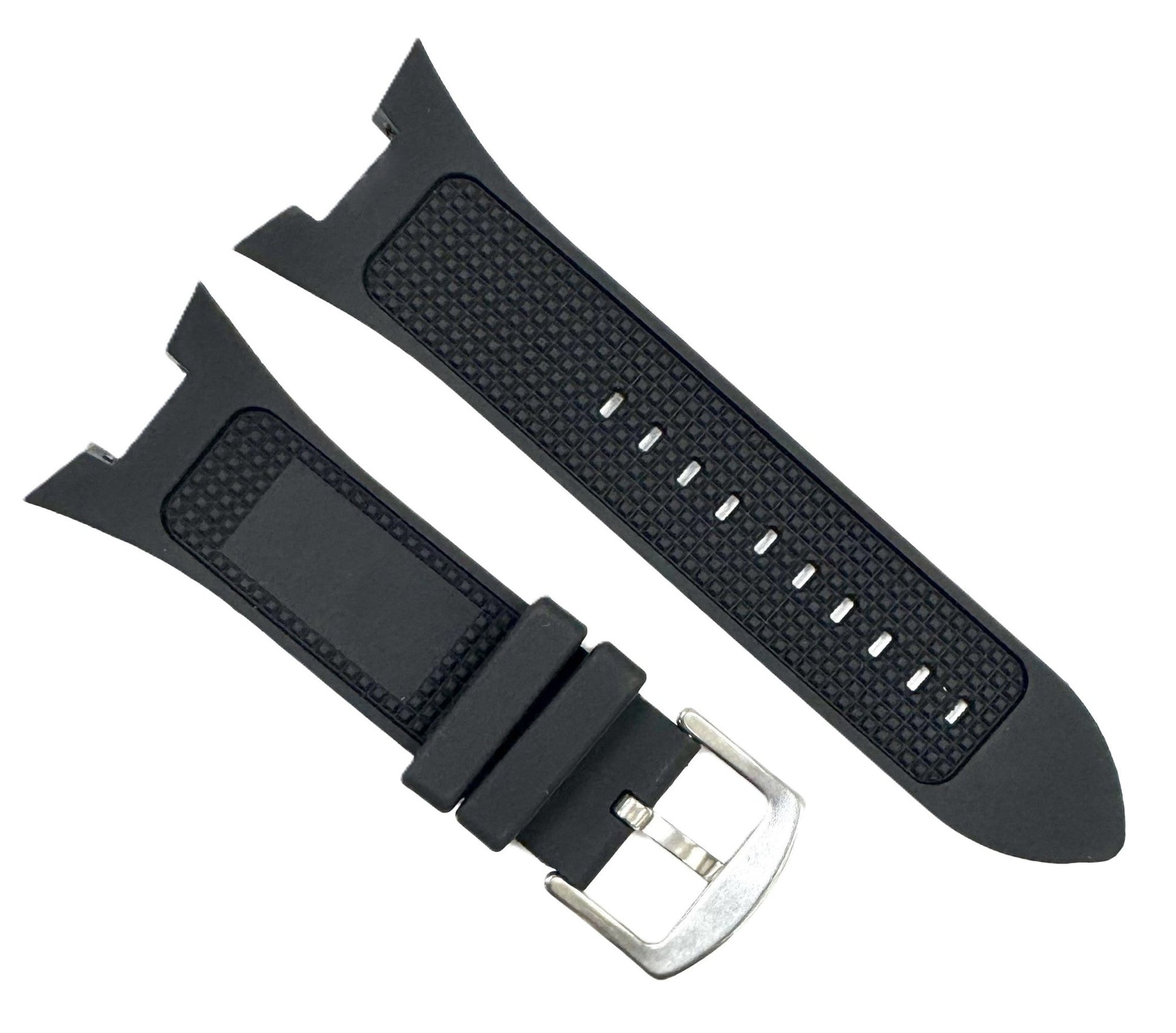 31 mm Premium Rubber Watch Band for Armani Exchange Chronograph Watches - Universal Jewelers & Watch Tools Inc.