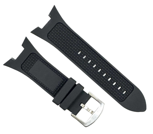 31 mm Premium Rubber Watch Band for Armani Exchange Chronograph Watches