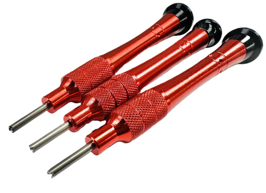 Set of 3 Richard Mille Screwdrivers, 3/4/5 Prong Claw, 2.6mm