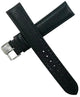 Watch Band 22MM Genuine Leather Black Lizard Grain Padded Excellent Quality (R) - Universal Jewelers & Watch Tools Inc.