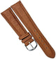 20MM Brown (TAN) Genuine Leather Grain Watch Band - Universal Jewelers & Watch Tools Inc.