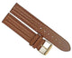 Watch Band Brown Genuine Leather,Padded Stitched 18mm - Universal Jewelers & Watch Tools Inc.