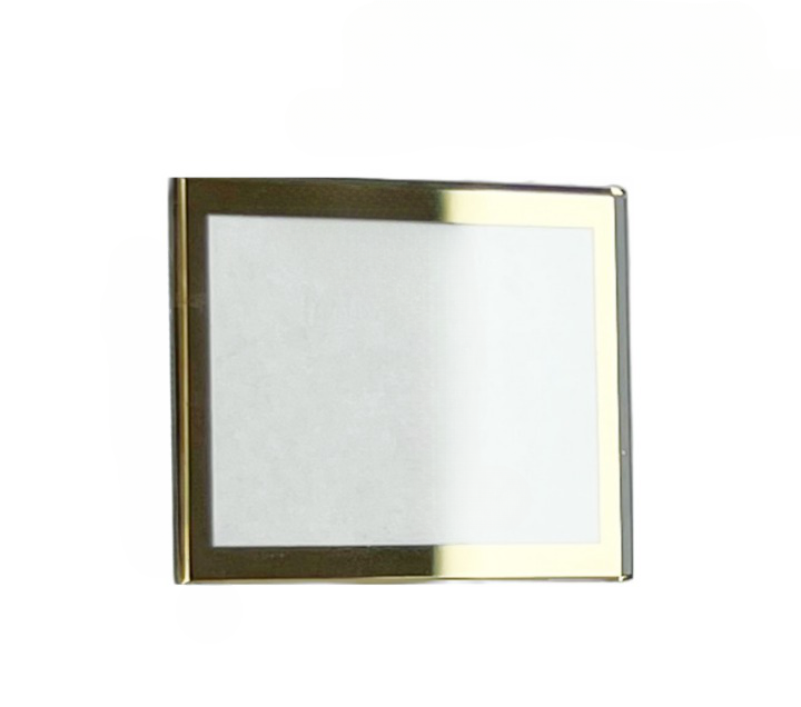 Load image into Gallery viewer, Flat Mineral Glass Crystal with Gold Trim 2mm Blanks in Rectangular Shape Diameter(23.5mm✘26.2mm)
