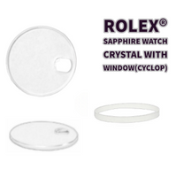 Sapphire Watch Crystal FOR 26MM ROLEX 25-206C DATEJUST 69173, 69173A, 69174, 69000A, 69179, 69179, 69190, 69198, 79078 and many others Case No. (See Details for further Case No.)