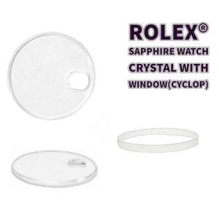 Load image into Gallery viewer, Sapphire Watch Crystal FOR 26MM ROLEX 25-206C DATEJUST 69173, 69173A, 69174, 69000A, 69179, 69179, 69190, 69198, 79078 and many others Case No. (See Details for further Case No.)
