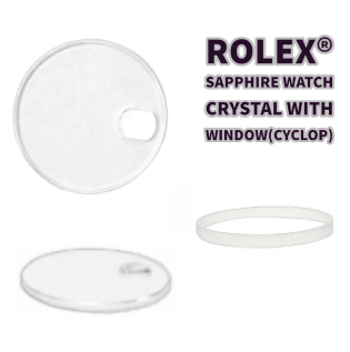 Load image into Gallery viewer, Sapphire Watch Crystal FOR 34MM ROLEX TUDOR PRINCE 25-282C DATEJUST 74000N, 74001N, 74010,74020, 74031, 74033, 74033, 75203, 84000 and many other Case No. (See Details for further Case No.)
