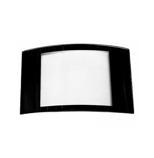Sapphire Crystals to Fit Rado Double Domed Rectangular Sharp Edges Shape Black Border (24.7×15.8×2.7×1.0)mm→(Width×Height×Dome Height×Edge Thick) Fit Model (153 0759 3) - Universal Jewelers & Watch Tools Inc.