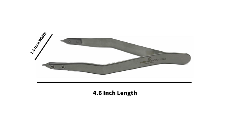 Load image into Gallery viewer, Bergeon 7825 Spring Bar Removal Tweezers Swiss Watchmaker Tool
