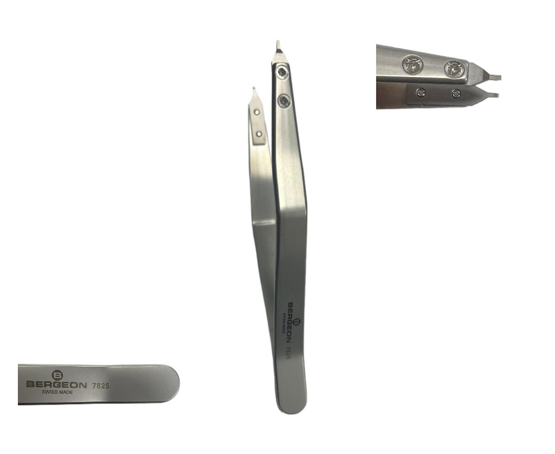 Load image into Gallery viewer, Bergeon 7825 Spring Bar Removal Tweezers Swiss Watchmaker Tool
