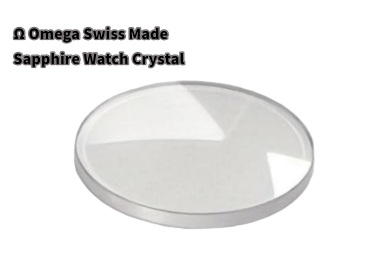 Sapphire Crystals to Fit Omega Double Domed (26.5×1.45× 2.1)mm → (Dia× Edge Thick× Dome Thick)