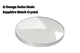 Sapphire Crystals to Fit Omega Double Domed (24.5×2.0× 2.8)mm → (Dia× Edge Thick× Dome Thick) - Universal Jewelers & Watch Tools Inc.