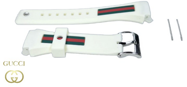 White gucci sync clearance watch