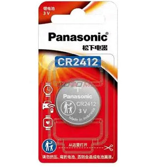 1 Panasonic Lithium Button Cell CR2412 CR 2412 Battery