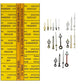 72 set Watch Hands Assortment to fit Rolex Models