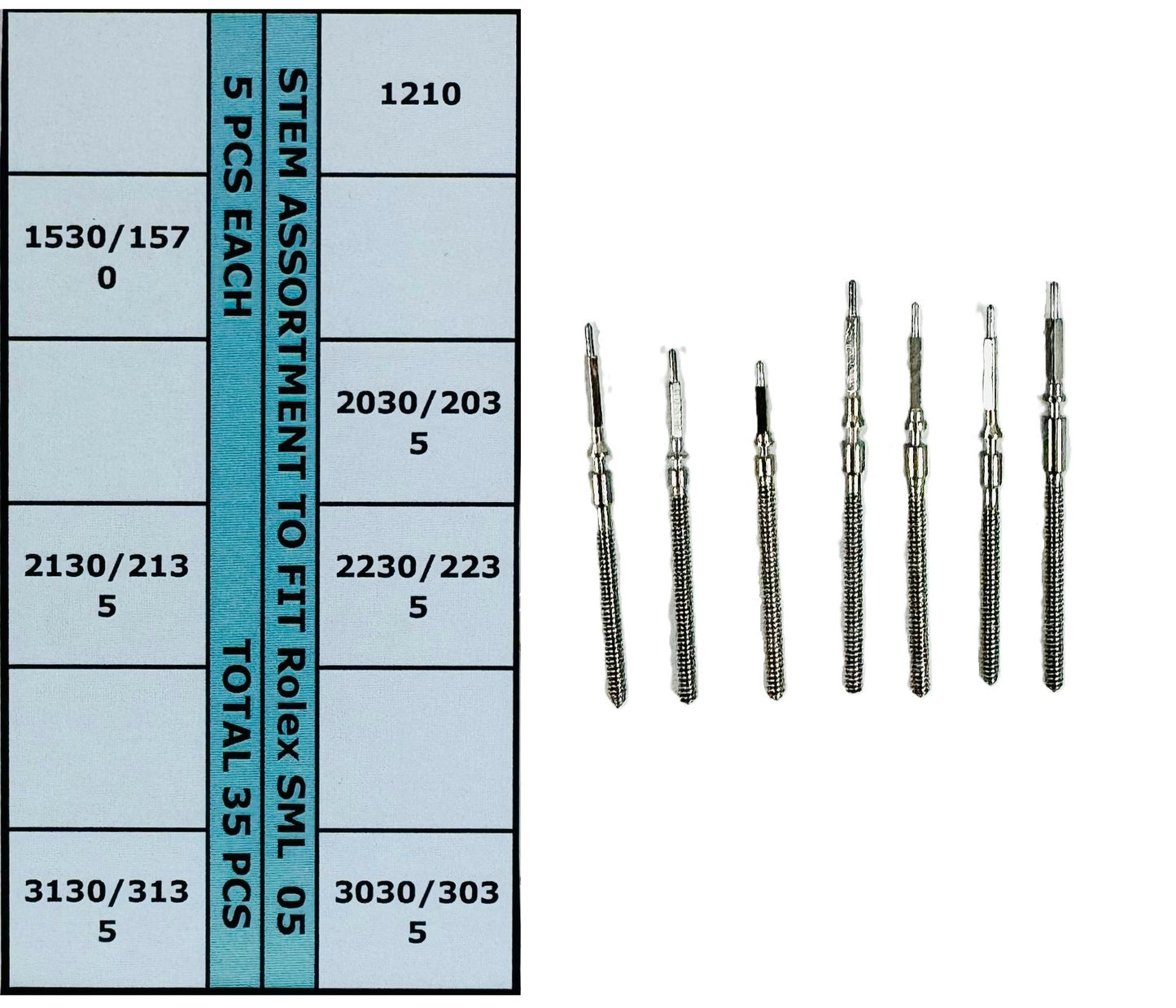 35 Pcs STEM Assortment for Rolex Models