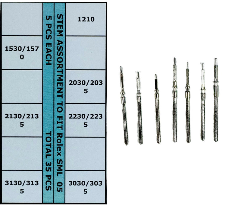 Load image into Gallery viewer, 35 Pcs STEM Assortment for Rolex Models
