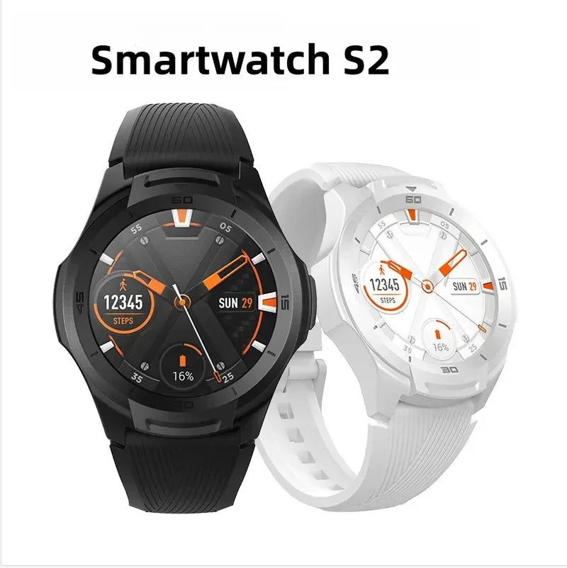 Load image into Gallery viewer, TicSmartwatch S2 Wear OS by Google Smartwatch Built-in GPS 24-Hour Heart Rate Monitor forMen 5ATM IP68 Waterproof forIOS&amp;Android
