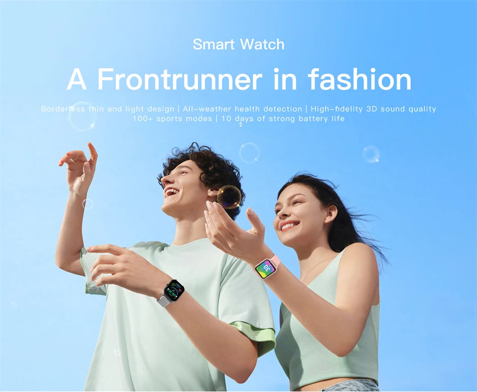 Xiaomi Call Smart Watch Women Custom Dial Smartwatch For Android IOS Waterproof Bluetooth Music Watches Full Touch Clock