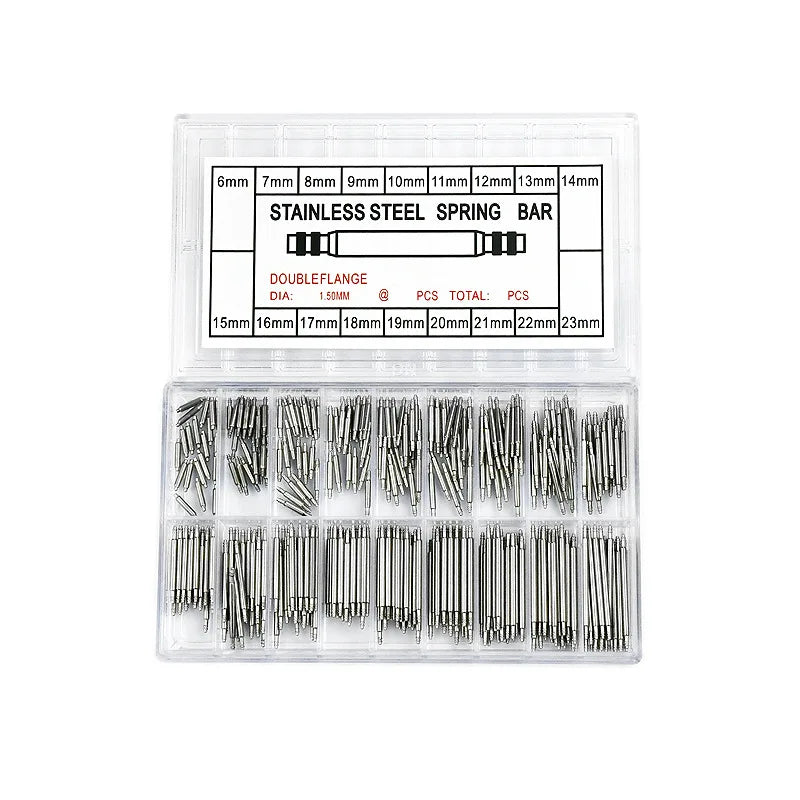 144/270/360Pcs Stainless Steel Watch Band Strap Spring Bar Link Pins Remover Watch Accessories Repair Tool Strap Opener