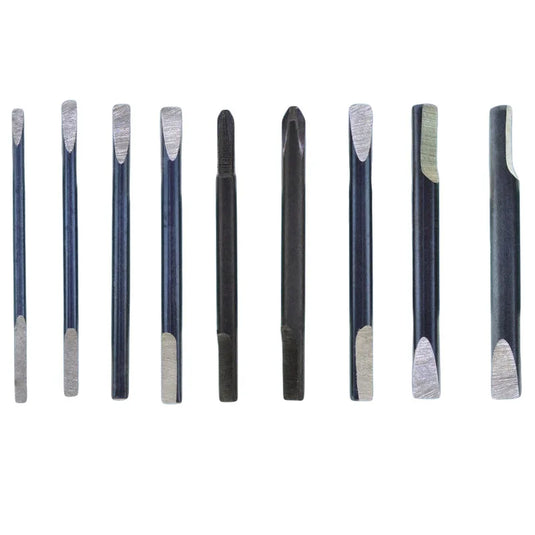 Stainless Steel Precision Screwdriver Set Watch Repair Tool Kit for Watchmaker 9pcs Watch Glasses Flat Blade Assort Slotted Tool