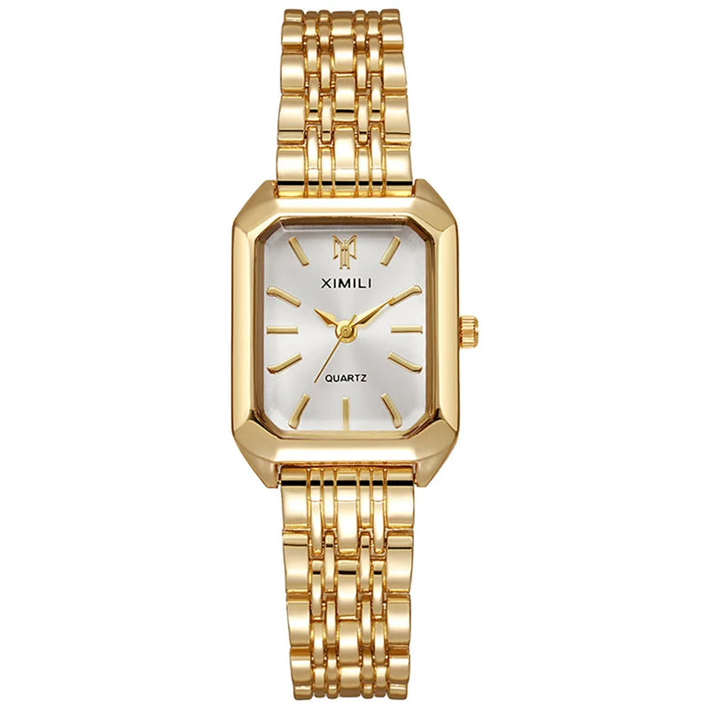 Load image into Gallery viewer, UTHAI 2024 New Women Watch Light Luxury Brand Stainless Steel Ladies Business Watches Female Student Fashion Quartz Wristwatches
