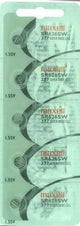 Maxell Watch Cell Batteries SR626SW/377 SILVER-OXIDE New Sealed (Pack of 5Pcs.)