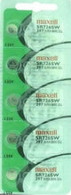 Maxell Watch Batteries SR726W/397 Silver Oxide New Sealed (Pack of 5Pcs.)