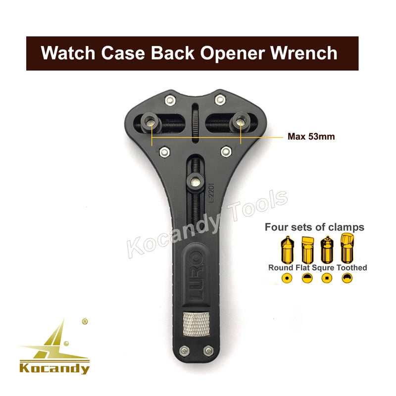 Load image into Gallery viewer, Jaxa Wrench Watch Back Case Opener Battery Change Tool For Watch Repair Watchmaker Tool
