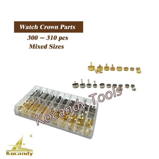 Watch Parts Stainless Steel Watch Crown Tubes Pipes Mixed Sizes for Waterproof Crown As Watchmakers Repair Tool