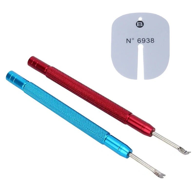 2pcs Aluminum Alloy Watch Hand Presser Watch Hour Minute Second Hand Pressing Setting Removing Watch Repair Tool for Watchmaker - Universal Jewelers & Watch Tools Inc.
