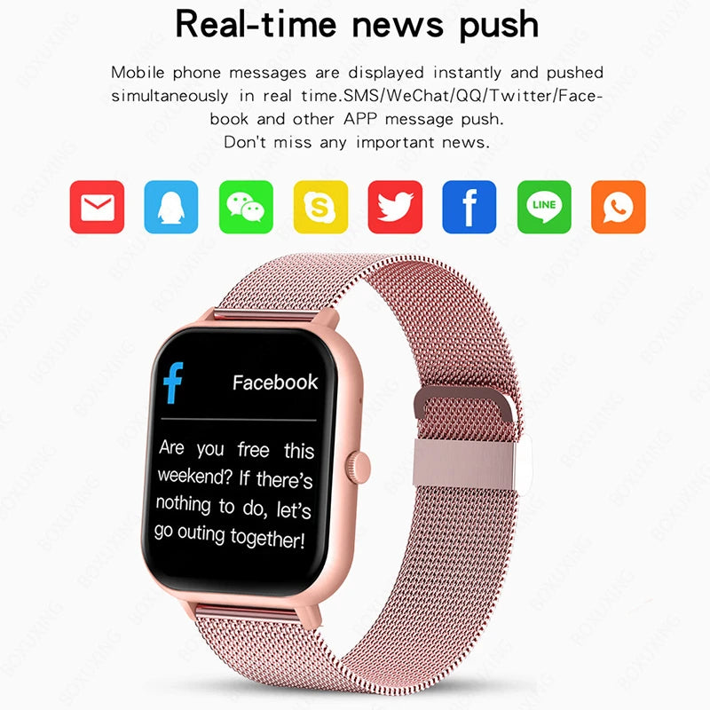 Load image into Gallery viewer, Xiaomi Call Smart Watch Women Custom Dial Smartwatch For Android IOS Waterproof Bluetooth Music Watches Full Touch Clock
