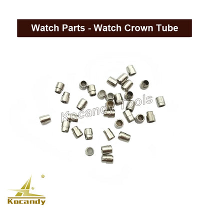 Watch Parts Stainless Steel Watch Crown Tubes Pipes Mixed Sizes for Waterproof Crown As Watchmakers Repair Tool