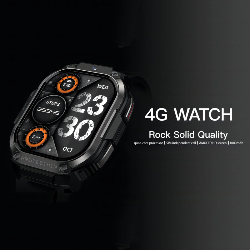 Load image into Gallery viewer, Rainbuvvy DM63 AMOLED 4G LTE Smart Watch 2.13&quot; HD Screen 2GB RAM 16G ROM With SIM Wifi Camera Android8.1 Sports Watch
