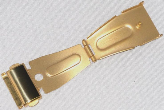 Watch Band Clasp/ Buckles With Push Button in Gold-Tone Color.