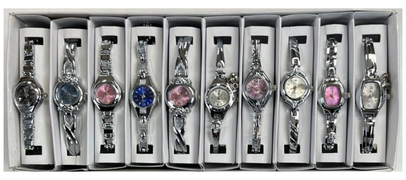 Load image into Gallery viewer, 10pcs Set Women&#39;s Fashion Steel Band A04 Quartz Multi-Design Watch Bracelet
