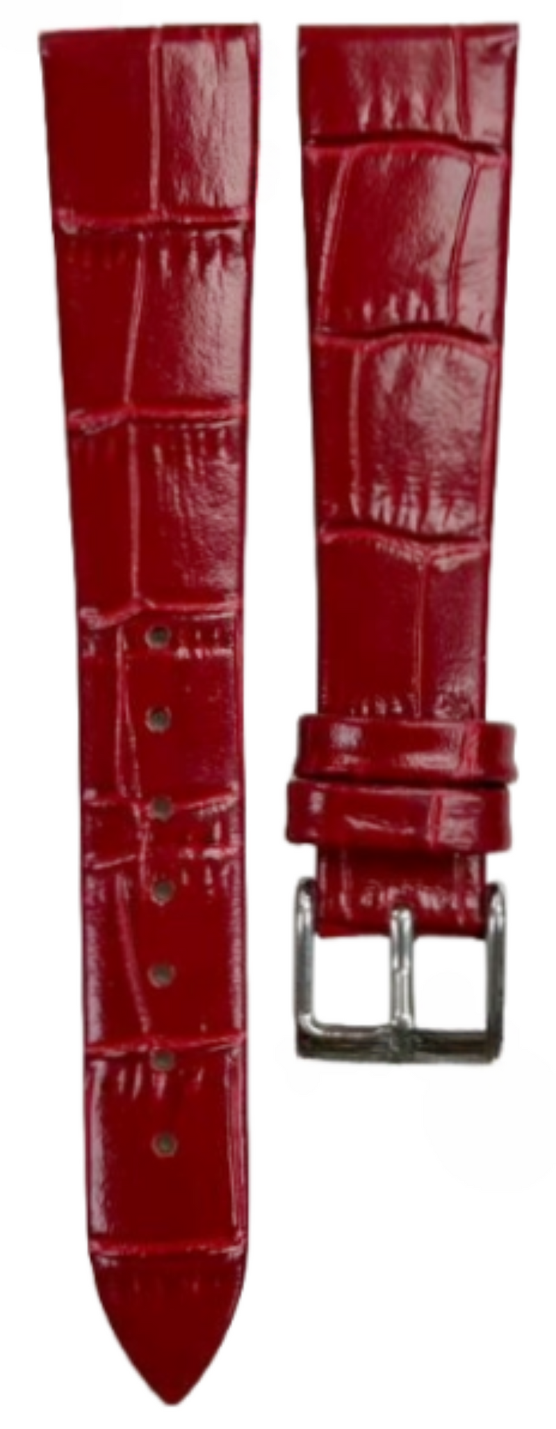 Load image into Gallery viewer, Multi-Color Leather Size (18✖16)mm Flat Unstitched Alligator Grain Watch Band
