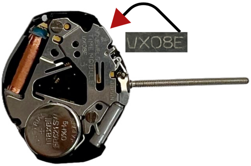 Load image into Gallery viewer, Hattori VX08 Seiko Quartz Watch Movement Japan Made Overall Height 4.6mm
