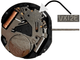 Hattori VX12 Date At 3:00 3H Seiko Quartz Watch Movement Overall Height 4.1mm - Universal Jewelers & Watch Tools Inc.