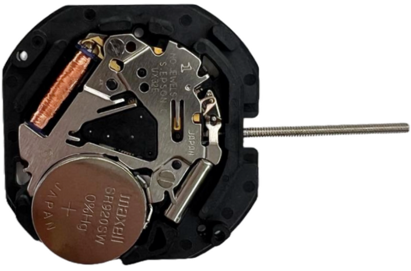 Load image into Gallery viewer, Hattori VX32 Date At 3:00 3H Seiko Quartz Watch Movement Overall Height 4.1mm
