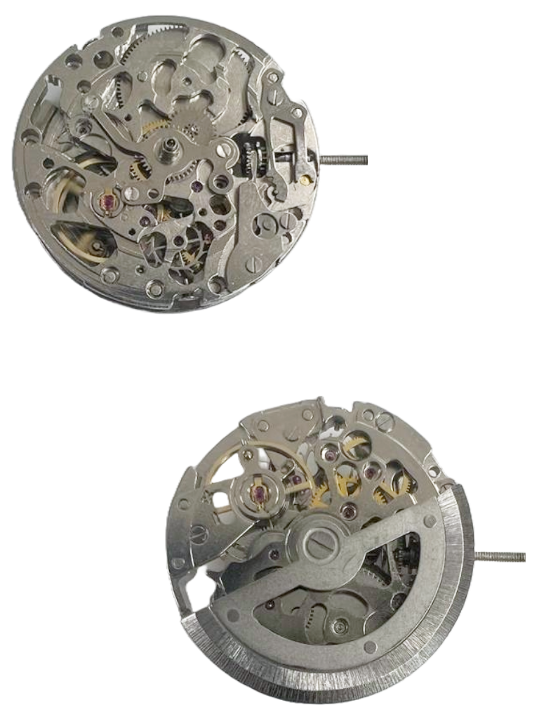 Load image into Gallery viewer, Chinese Automatic Watch Movement 8N24, 3 Hands Overall Height 7.8mm
