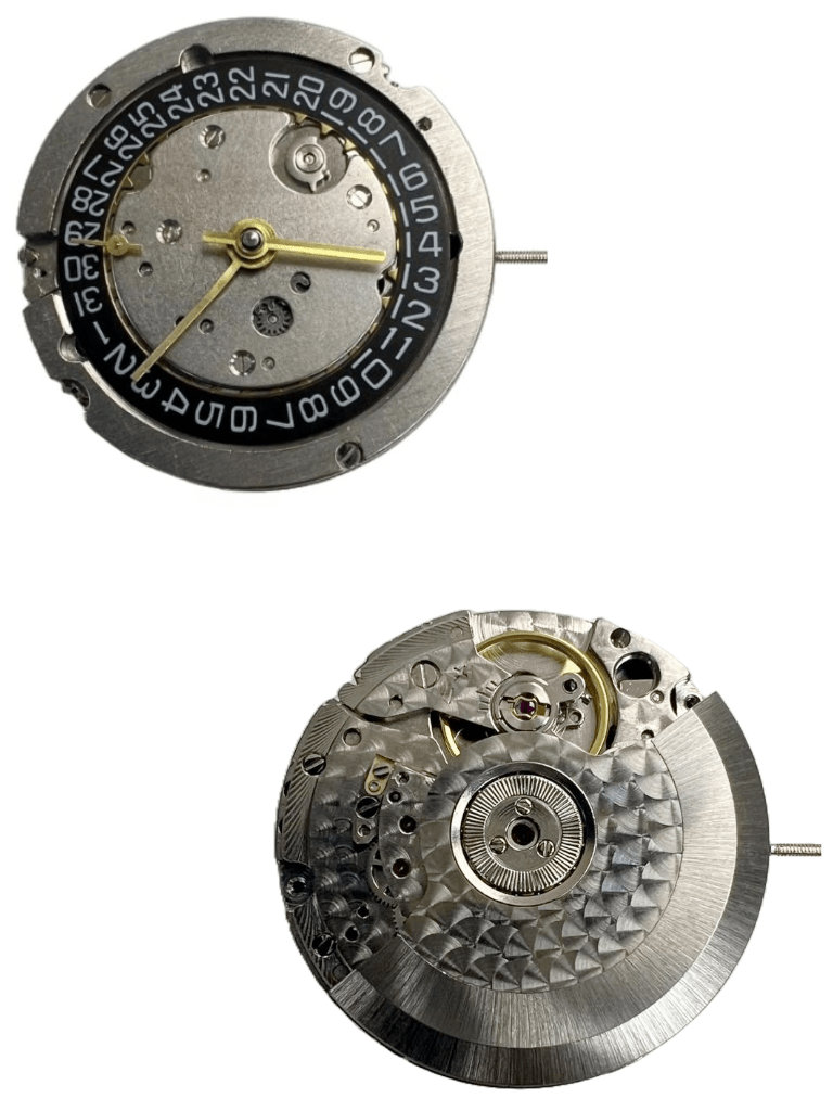 Chinese Automatic Mechanical Watch Movement ST2557 3Hands, Overall Height 9.5mm - Universal Jewelers & Watch Tools Inc.