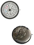 Seiko Automatic Watch Movement NH36/NH36A Date/Day at 3:00 White Date Wheel, Overall Height 7.4mm