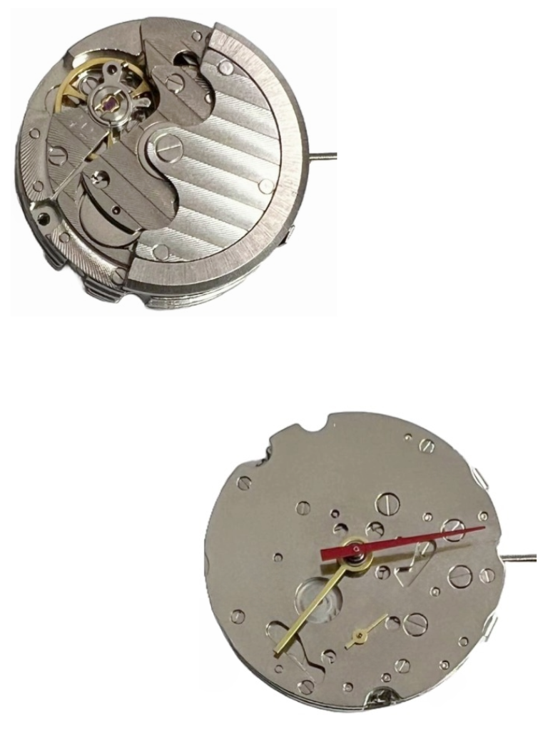 Load image into Gallery viewer, Chinese Automatic Mechanical Watch Movement ST1690 24GMT Chronograph 5Hands, 1 small hand at 6:00 Overall Height 8.7mm
