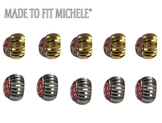 Lot of 5pcs High Quality Replicate Brand Watch Crown Size 5.3mm Made to Fit Michele® - Universal Jewelers & Watch Tools Inc.