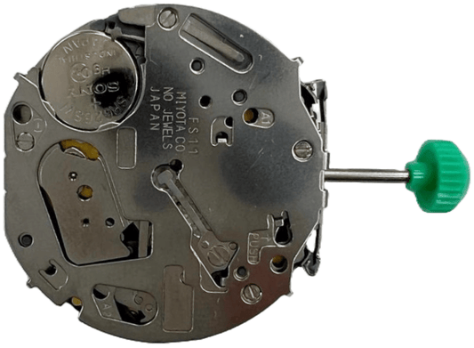 Miyota/Citizen Watch Movement FS11 Chronograph Quartz Overall Height 7.1mm - Universal Jewelers & Watch Tools Inc.