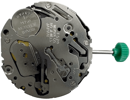 Miyota/Citizen Watch Movement FS20 Chronograph Quartz Overall Height 7.0 mm - Universal Jewelers & Watch Tools Inc.